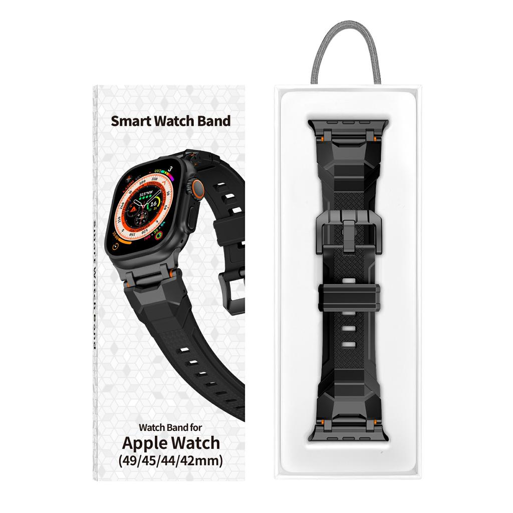 For Apple Watch 10 46mm/Ultra 2/Ultra 49mm/9 8 7 45mm/SE (2023) SE (2022) SE 6 5 4 44mm/3 2 1 42mm Liquid Silicone Watch Band