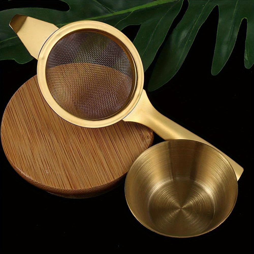 1 комплект, сетчатый заварочный чайник из нержавеющей стали, сито для металлической чашки, сетчатый фильтр с вкладышами и ручкой, кухонный инструмент, заварочный чайник