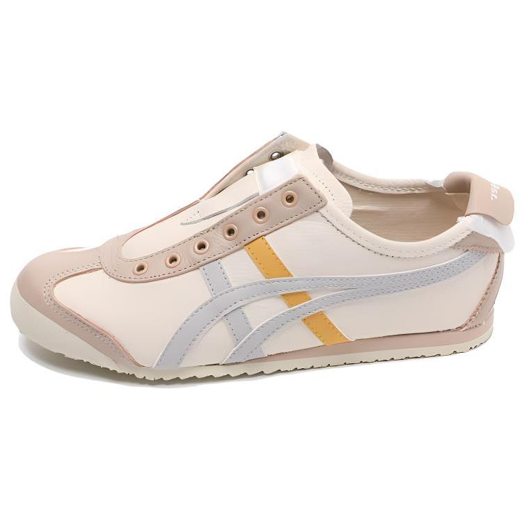 ONITSUKA TIGER Кеды слипоны Mexico 66 'Бежево-серые с желтым' Кроссовки 1183B815-201