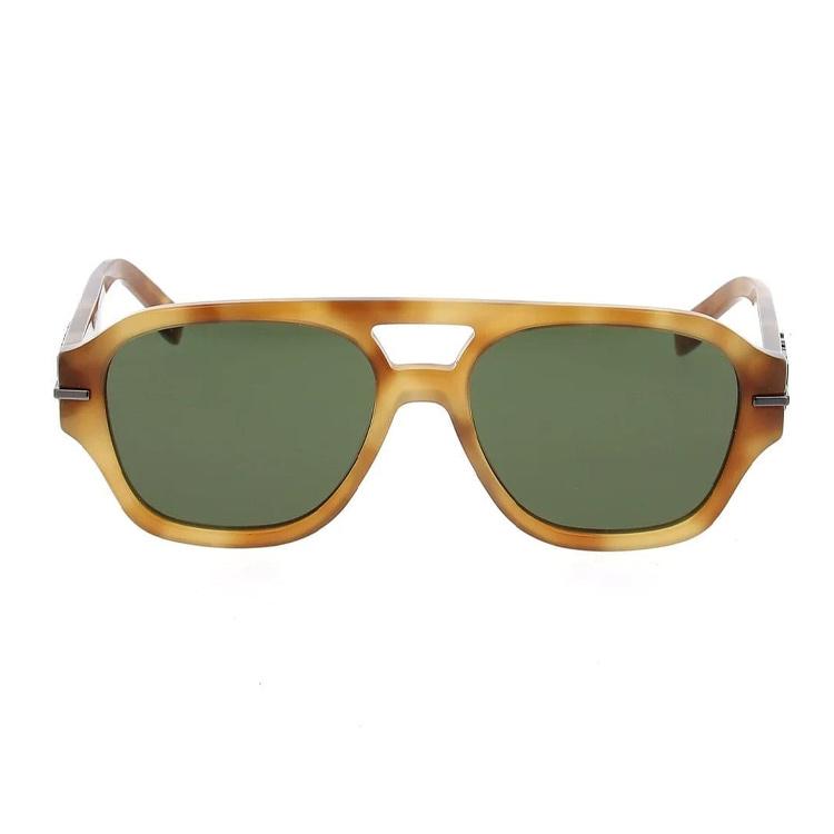 Fendi Printed Frame Acetate Pilot Sunglasses Unisex sunglasses Tortoiseshell FE40130F5555N