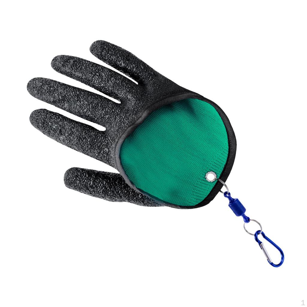 Перчатки для рыбалки нескользящие, устойчивые к проколам, с крючком для работы на открытом воздухе