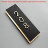 Acrylic Modern Door Plate Shop Sign Customize House Number For Home Office Flats Restaurant Hotel Cafe Bar Home Decor Plate