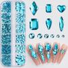 1 Box Sparkling with Rhinestones Nail Create Stunning 3D Nail Art Shiny Faux Crystal