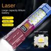 Strong Light Telescopic Zoom  Torch Digital Display Emergency Work Light  Hiking