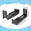 Soundbar Wall Mount Bracket Speaker Mounting Shelf Stable Aluminum Alloy Extendable Stand