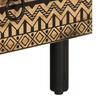 Vidaxl Szafka Pod Tv, Czarne, 70X33,5X46 Cm, Lite Surowe Drewno Mango