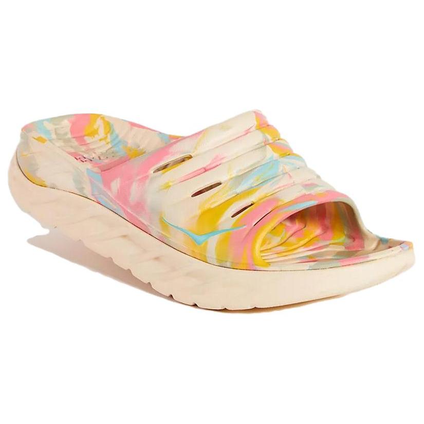 HOKA One One Ora Recovery Slide Free People Movement Luna Мраморный 1134731-LMLD