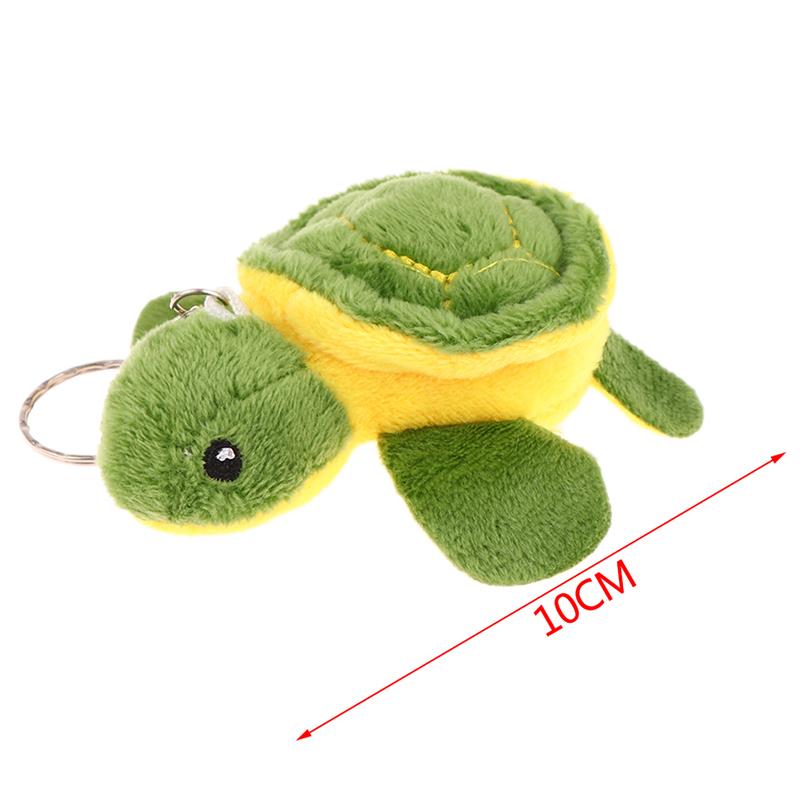 10Cm Cute Turtle Stuffed Doll Soft Plush Toy Keychain Bag Decor Pendant Kid Gift