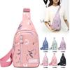 Новая нагрудная сумка корейской версии модный женский рюкзак большой емкости универсальный повседневный нагрудный дорожный наплечный мессенджер сумка