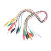 10 Pcs Colorful Double Ended Alligator Clips Test Lead Jumper Wires