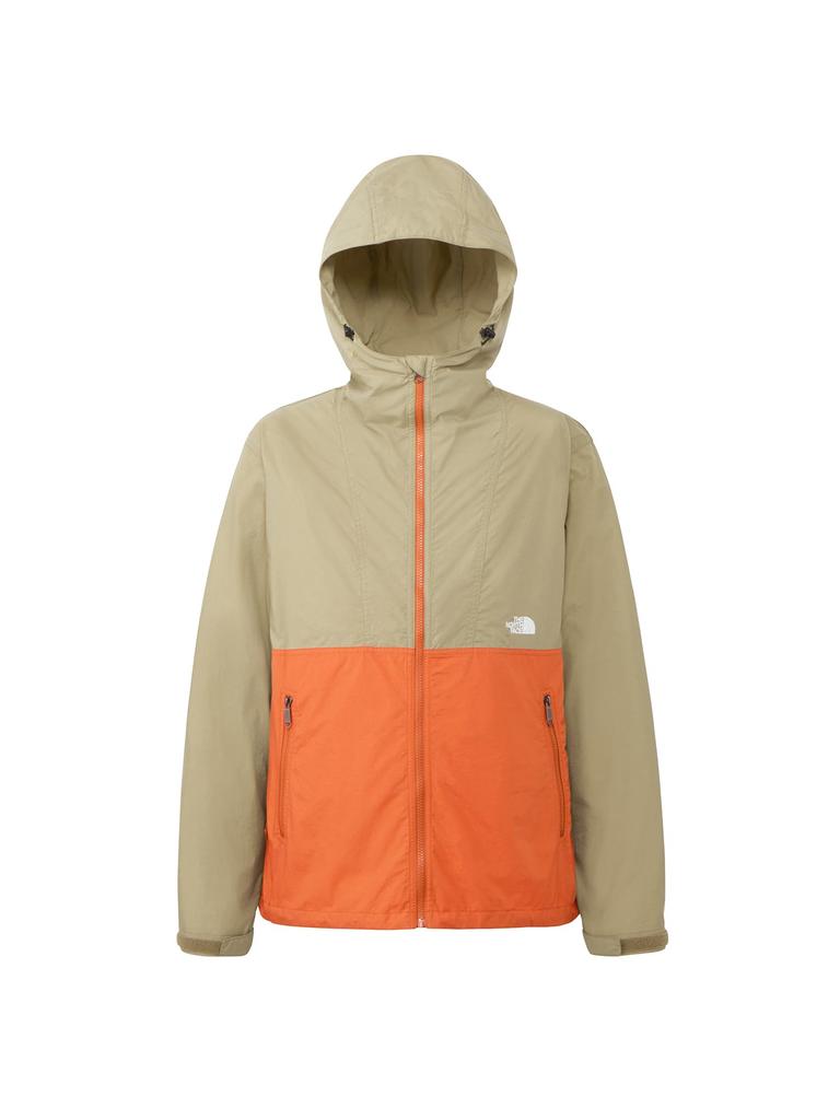 The North Face Lightweight Compact Jacket In Classic Size L Men's Water-Repellent Khaki/Iron Bronze,