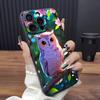 Милый Чехол для Телефона с Совой Для IPhone 17 Pro Max 15 Pro 16 14 Plus 12 13 Mini 11 Pro Ударопрочный Мягкий Чехол