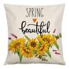 Pillow Cover Nordic Ins Pillow Summer Yellow Lemon Square Print Pillow Cover Cushion