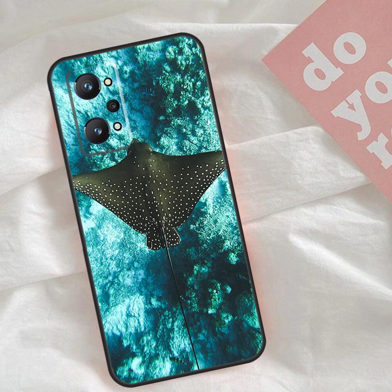 Чехол Animal Manta Ray для Realme C75 C63 C61 C65 C67 C55 C51 C53 C35 C71 15 11 12 13 14 Pro Plus GT6 GT7 Pro