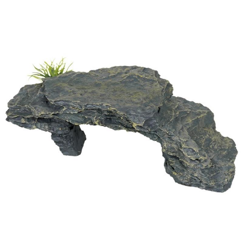  Aquariums Resin Shelter Cave Landscape Decoration Terrariums Basking Platform Reptiles Hideouts Cave Habitats Ornament