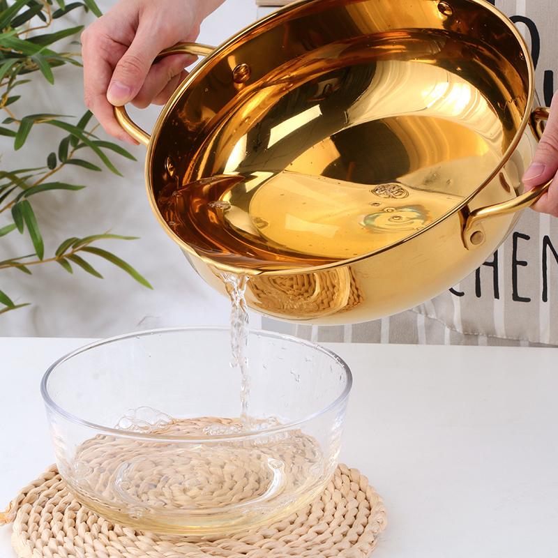 Фритюрница с термометром из нержавеющей стали, кухонная сковорода для темпуры и курицы, с корзиной и крышкой, сковорода для жарки картофеля фри с антипригарным покрытием