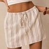Loose Fit Skorts Women High Waist Pajama Pants Fashion Beach Shorts Casual Wear