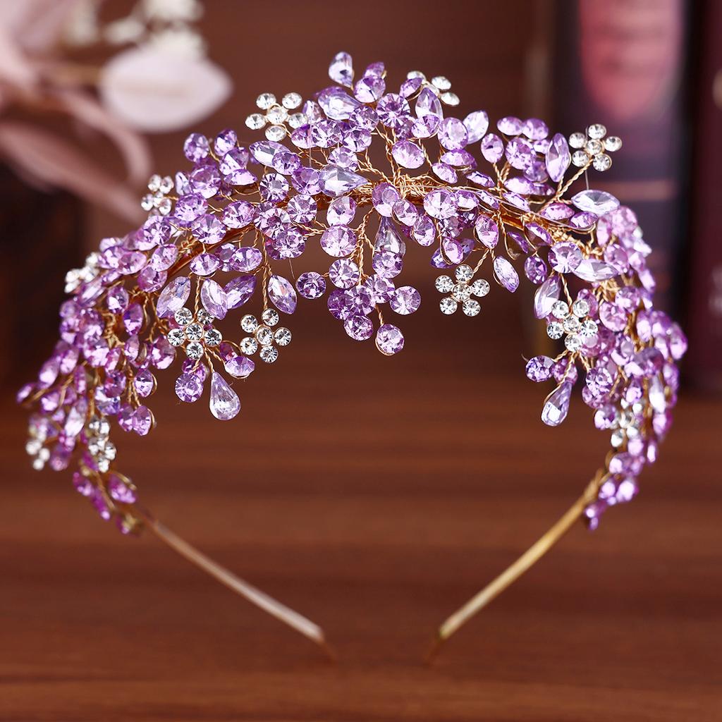 Свадебная повязка на голову, роскошная плетеная повязка на голову со стразами ручной работы, свадебное платье, свадебная повязка на голову, аксессуары для волос