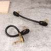 For Guitar Effects Pedal Instruments 15/20/30CM Anti-Noise Guitar Patch Cable 1/4" Right Angle Oxygen-Free Audio Line Jack Plug