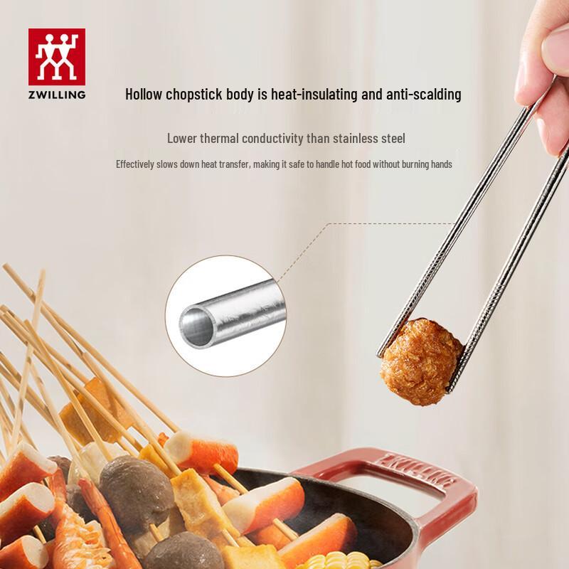 ZWILLING Titanium Alloy Chopsticks - 4 Pair Set