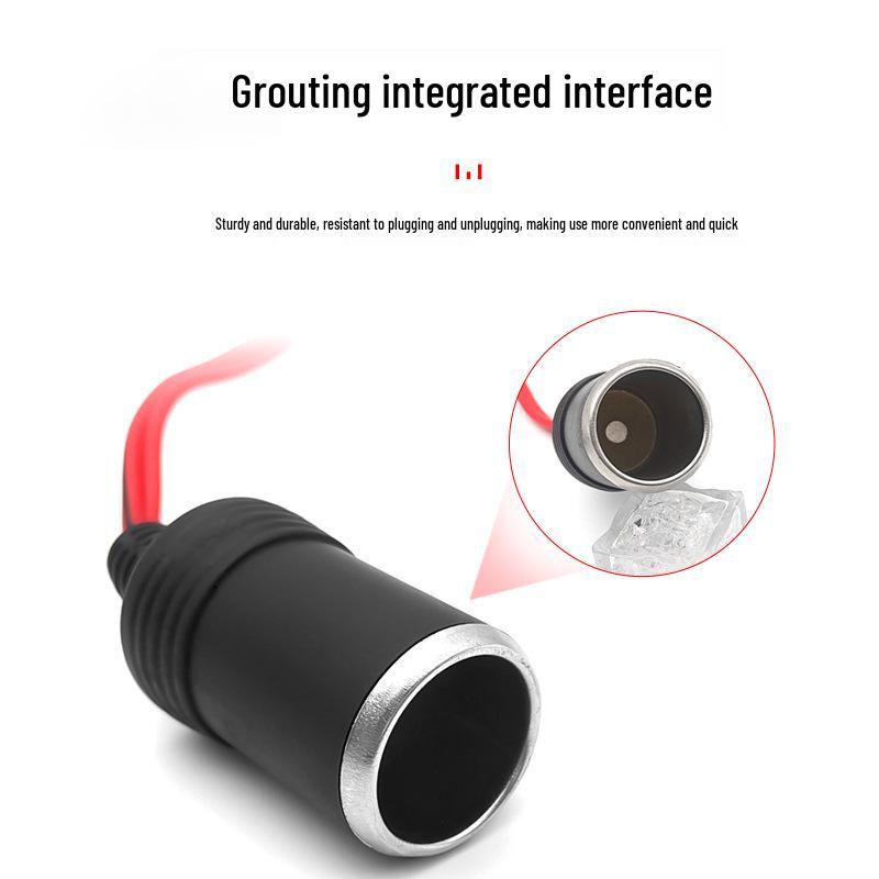 Автомобильная розетка прикуривателя 12-24 В с медным проводом для модификаций грузовиков