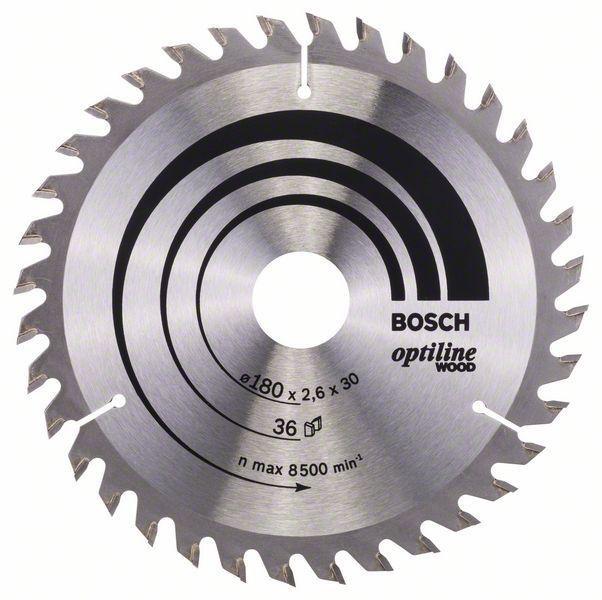 Circular Saw-H Optiline Wood 180*2.6*30/20Z36 - B 2608640609