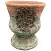 Vintage rustic concrete flowerpot cover garden decoration