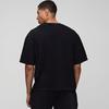 Mens Oversized Box Fit Heavyweight Cotton Tee - Loose Short Sleeve Crew Neck T-Shirt Casual Wear
