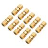 10pcs Car Brake Line Connector Joint For Brake Line Without Flaring 4.75mm 3/16" OD Tube Hydraulic Brake Lines Union