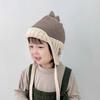 Knitted Ear Protection Cap Cartoon Dinosaurs Earflap Hats Fashion Children's Hats  Autumn Winter