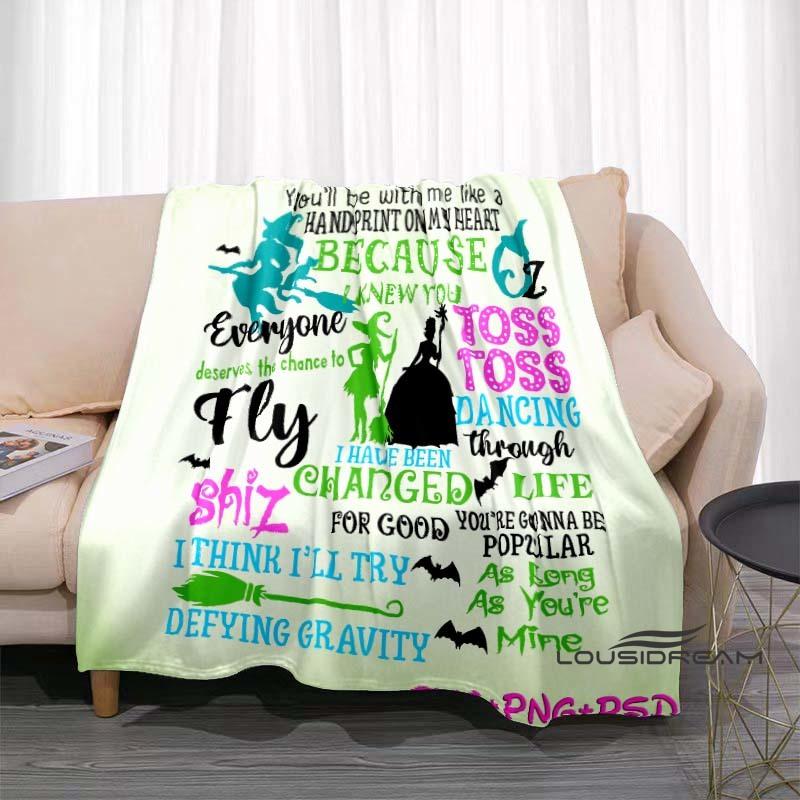 The new 2026 Wicked-themed blanket is perfect for naps, sofas, living rooms, offices, bedrooms, and more. It's incredibly warm.0