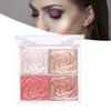 GHSHOP Highlighter Eyeshadow Makeup Shimmer Contouring Blush для женщин, 6,8 см x 6,8 см x 1,3 см, паста, стиль A, 1 шт.