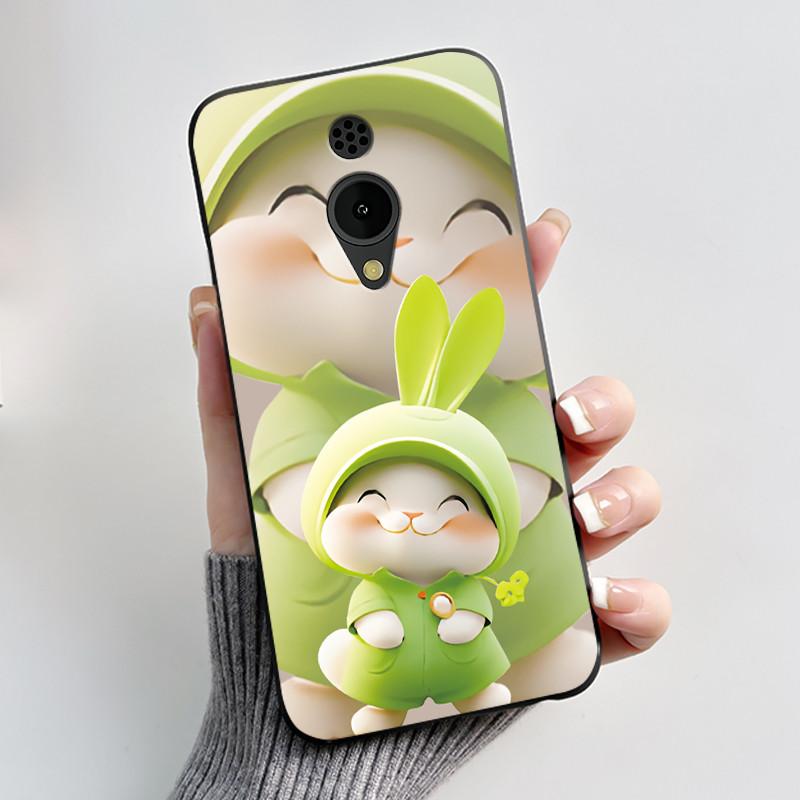 Корпус Для Nokia 150 2G 2023 TA-1582 Чехол Эстетичный Роскошный Милый Крутой Мальчики Девочки Черный Матовый Мягкий ТПУ Полностью Защитная Задняя Крышка