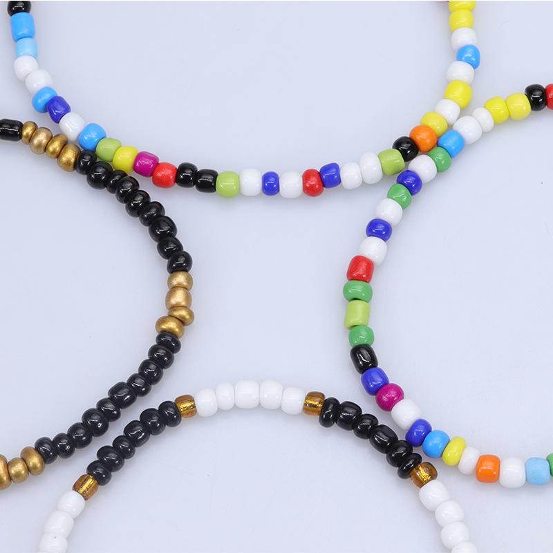 Богемия Национальный Стиль Ручной Работы Хлопок Льняной Тканый Браслет Для Женщин Мужчин Красочный Радужный Браслет Дружбы Мода