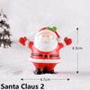 Home Decor Fairy Garden Snowman Figurine Mini Santa Claus Christmas Decorations Xmas Ornament