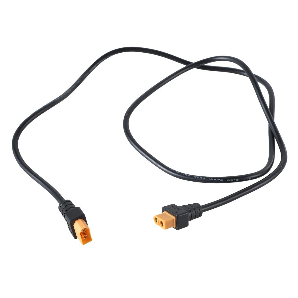 Удлинительный кабель XT60 3 фута 18AWG из луженой латуни, прочный шнур питания, устойчивый для радиоуправляемых моделей, дронов и солнечных батарей