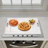 Noodle Board Stovetop Cover - Kitchen Serving Tray W/ Handles (44lbs Load Capacity) - Countertop Protector & Party Serving Board