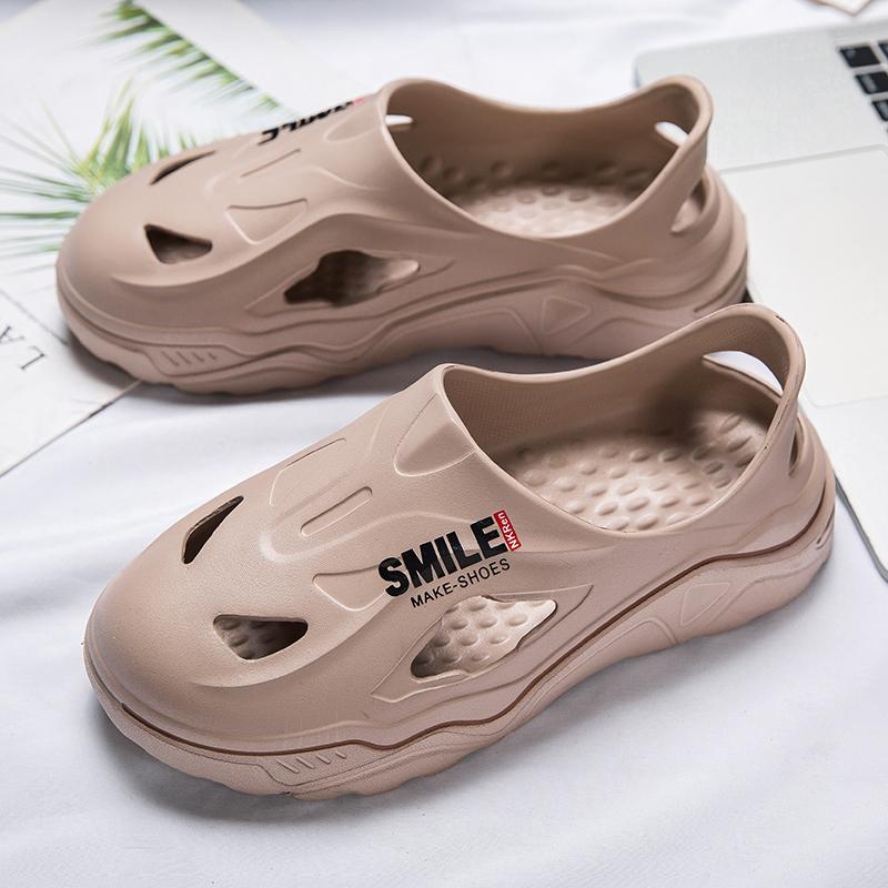 Fashion Men Trend New Summer Slippers EVA Soft Bottom Cloud Slides Light Beach Shoes Male Suitable Indoor and Outdoor