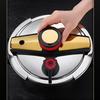 Clip-on Pressure Cooker Stainless Steel Cook And Serve Pot With Foldable handle,Suitable for Induction and Stove-top