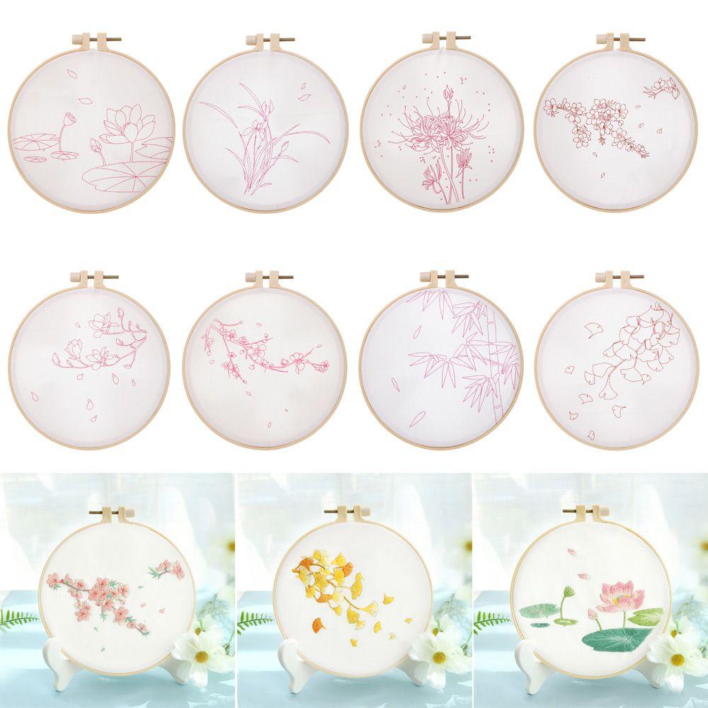 Нежные инструменты для рукоделия своими руками Вышивальный пяльцы Набор для вышивания Вышивка крестом Ручная вышивка