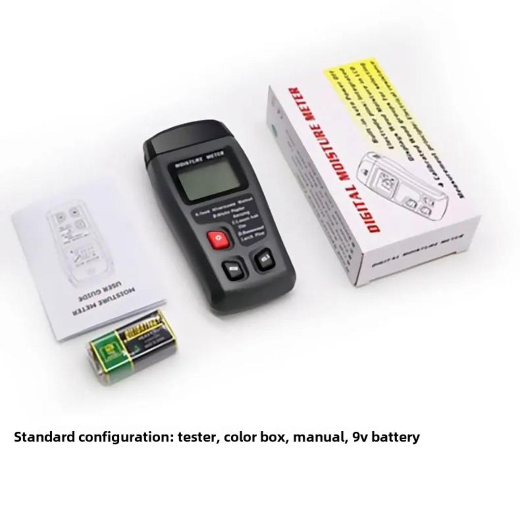 Высокоточный измеритель влажности древесины, цифровой тестер влажности, портативный детектор воды, профессиональный датчик влажности с ЖК-дисплеем