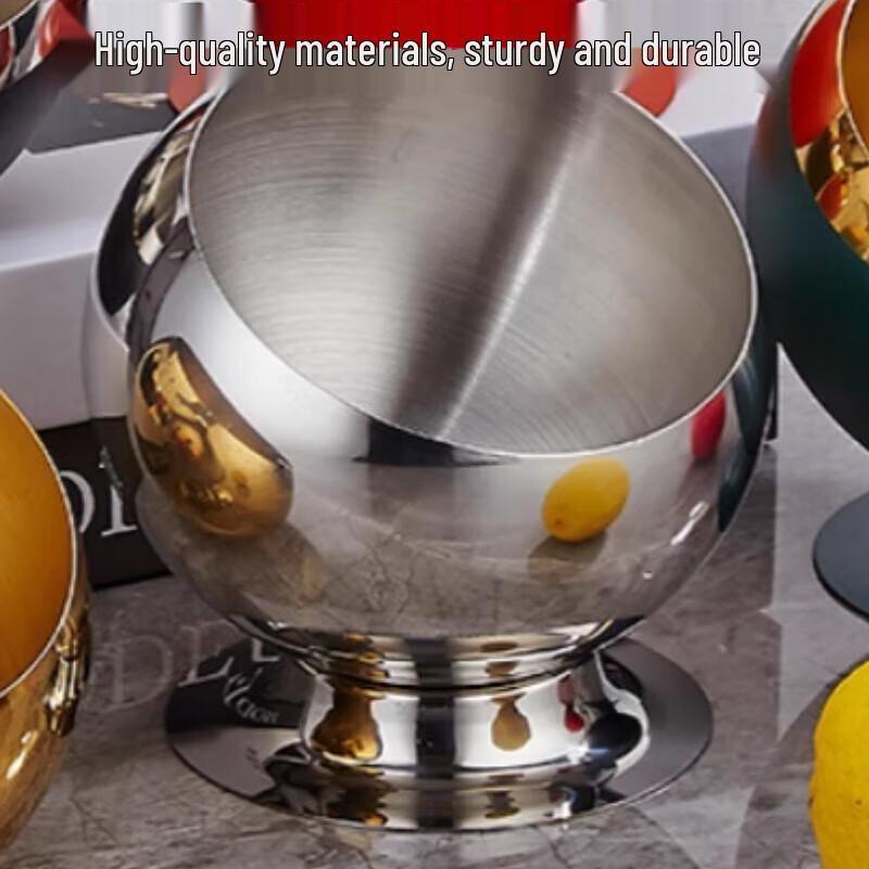 Beifu Stainless Steel Slant Mouth Sauce Bowl