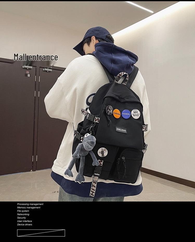 Рюкзак унисекс большой вместимости для студентов: Идеально для старшей школы, колледжа и путешествий