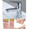 Bathroom Faucet Chromes Sturdy Alloy Quiet Ceramics Valves Sink Mixers Tap Spouts Height with Pull Rod Household Use