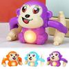 1Pcs Kids Toy Electric Rolling Monkey Light Music Puzzle Sound Prompt Monkey Children's Toy Gift Preschool Education Toy