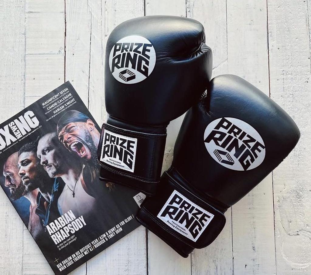 Перчатки боксерские PRIZE Ring черные 8 унций RING/Prize "Professional 5.0"