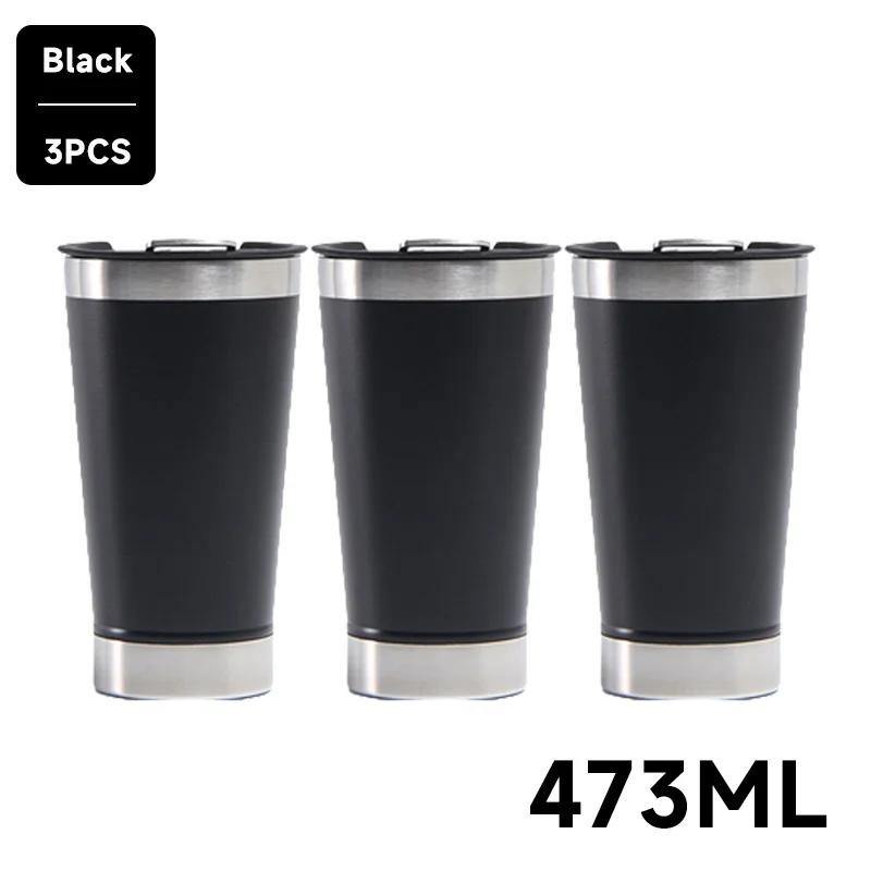 Термокружка для кофе в машину, термокружка для кофе, 380 мл, дорожная термокружка для чая, воды, кофе, двойная нержавеющая сталь