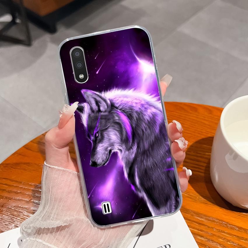 Для Samsung F13 A9 C7 M31 M01 M10 Чехол для телефона с блестящим звездным небом Прозрачный ТПУ Улучшенный чехол против отпечатков пальцев Для Samsung Мягкие задние крышки