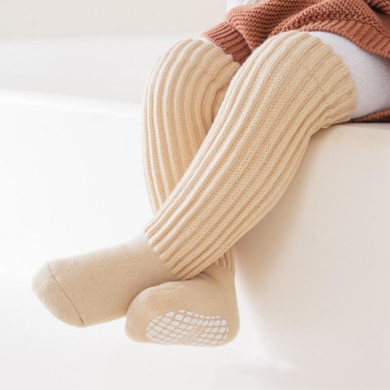 Носки для новорожденных девочек и мальчиков, зимние толстые теплые детские гольфы, длинные носки для девочек и мальчиков, мягкие нескользящие носки для малышей, От 0 до 4 лет