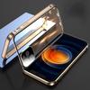 360 Metal Magnetic iPhone 11 Phone Case For iPhone 12 Pro XS Max 7 8 Plus X XS XR Case Double Sided Hd Tempered Glass with Camera Protection Cover